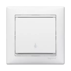   Buton Legrand Valena unipolar cu indicator luminos, culoare ivoriu - 774312
