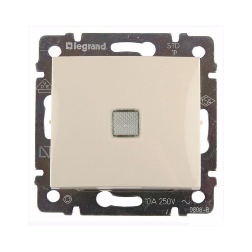 Legrand Valena 106JF 16A comutator cu indicator luminos, culoare fildeș (774326)