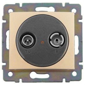 Priză Legrand Valena TV-RD, trecere, fildeș - 774334