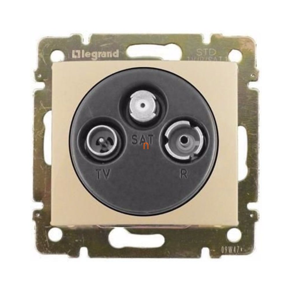 Legrand Valena TV/RD/SAT priză, capac, 1,5 dB, culoare fildeș (774335)