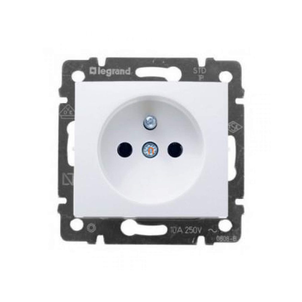 Legrand Valena alb 2P+F francez (774396)