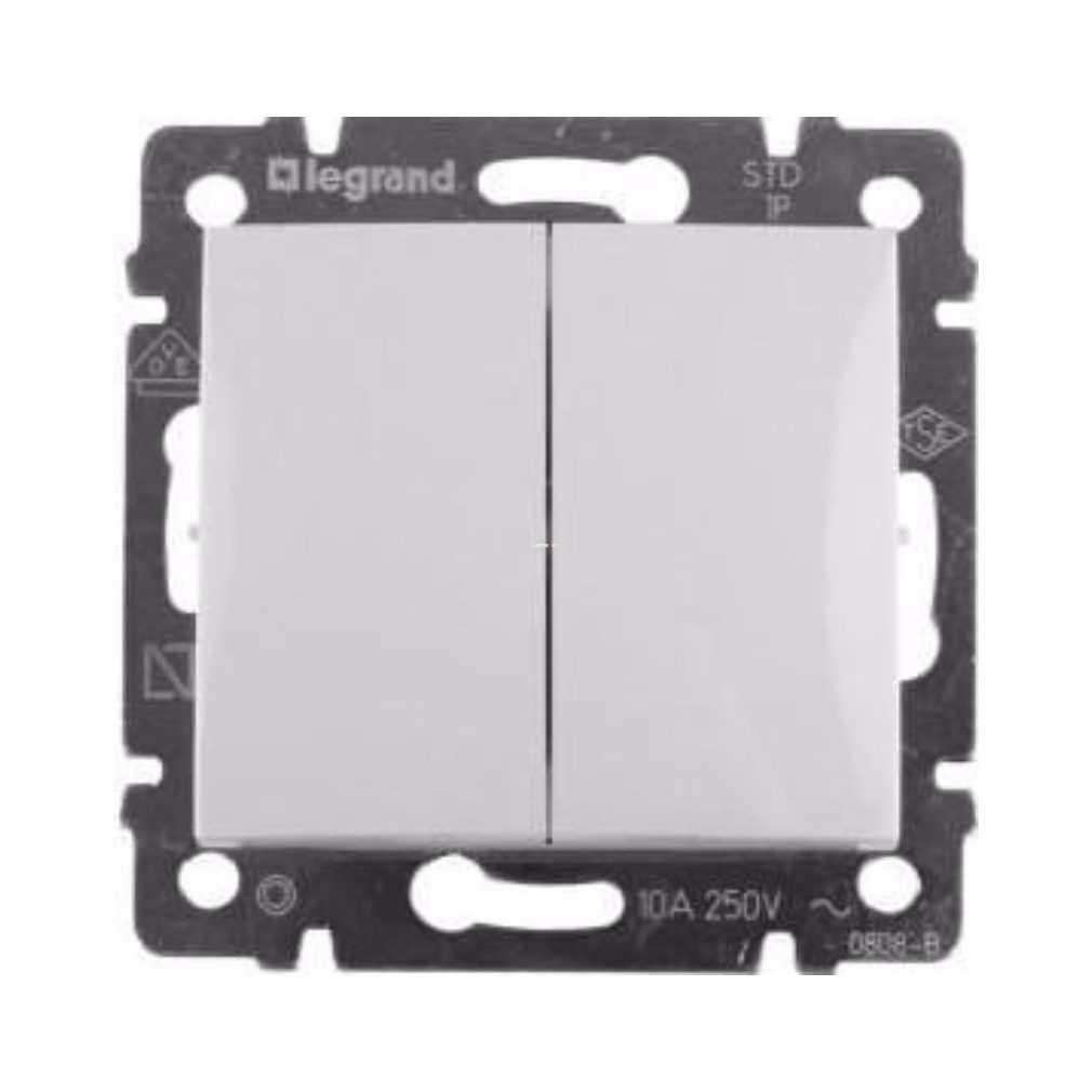 Legrand Valena 106+6 comutator dublu alb (774408)