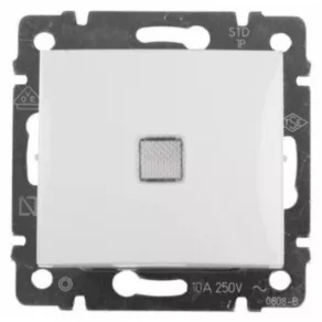   Întrerupător Legrand Valena cu indicator luminos, alb - 774425