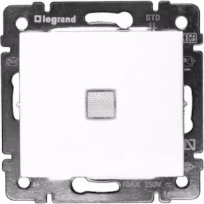Legrand 774426 Comutator Valena cu indicator luminos, alb