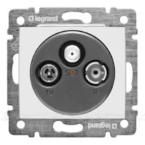 Bloc terminal Legrand Valena TV-RD-SAT, 10 dB, alb - 774436
