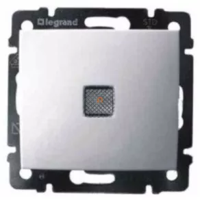   Întrerupător încrucișat Legrand Valena cu indicator luminos, alb - 774448