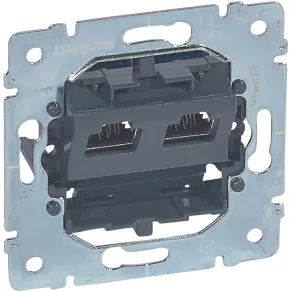   Legrand 775768 Galea 2xRJ45 LCS2 Cat6 STP mecanism cu șuruburi