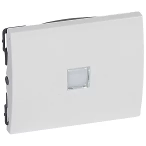   Legrand 777011 Galea Life întrerupător cu indicator luminos, alb + disc cu pictogramă
