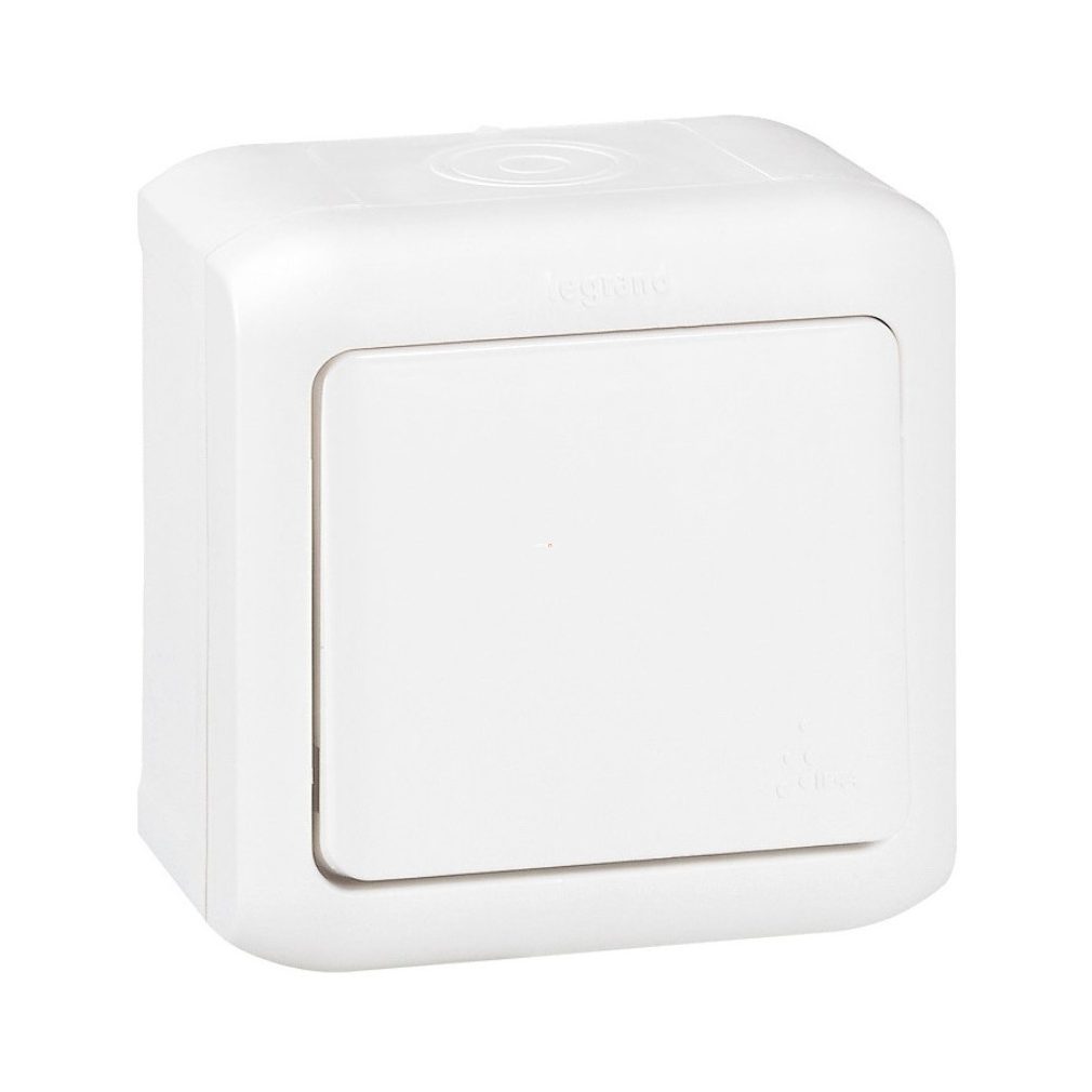 Legrand Forix 101 comutator unipolar IP44 pentru montare pe perete, alb (782360)