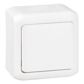   Întrerupător unipolar Legrand Forix IP44 pentru montare pe perete exterior 10 AX-250 V~ alb - 782360