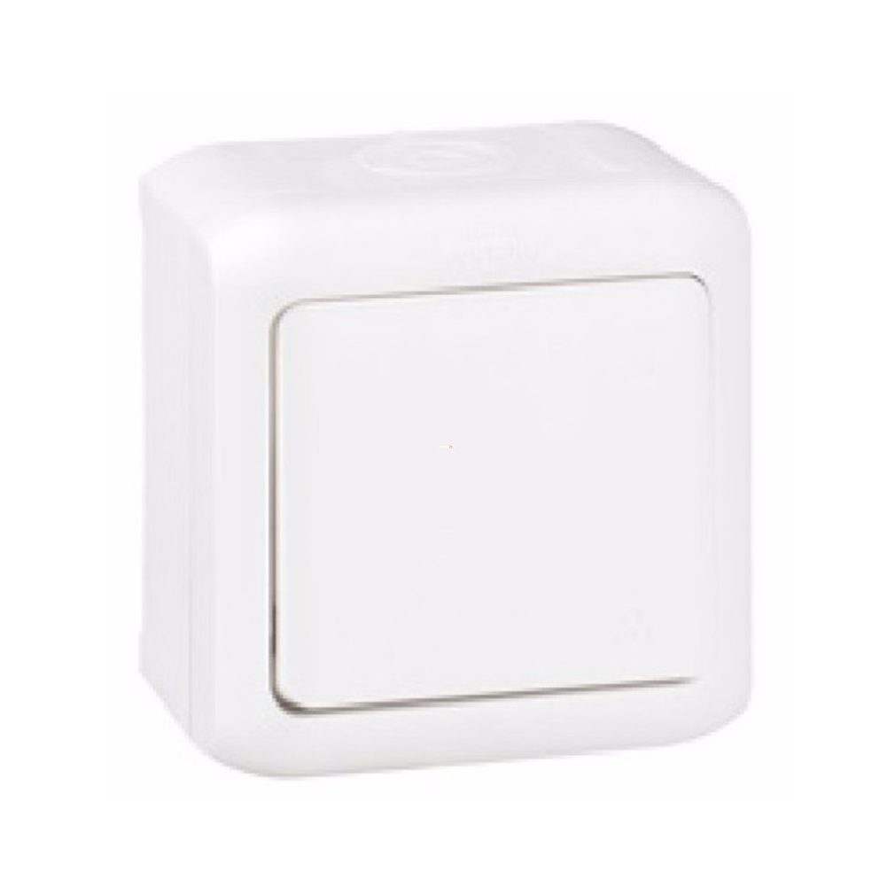Legrand Forix 107 comutator încrucișat IP44 pentru montare pe perete, alb (782365)