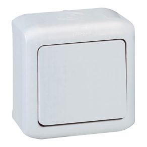   Legrand Forix IP44 comutator încrucișat montat pe suprafață 10 AX-250 V~ gri - 782385