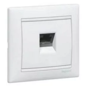   Priză Legrand Valena 1xRJ45 UTP Cat6, albă cu cleme - 774246