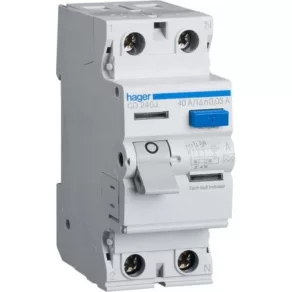   HAGER  Relé de curent de defect 4P, 40 A, 30 mA, model CD440J