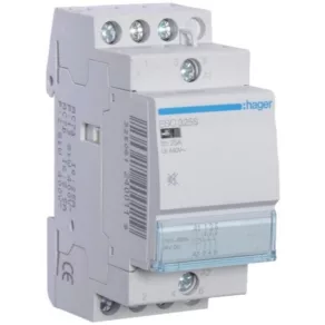   HAGER ESC325S Contactor silențios, 3Z, 25 A, 230 V c.a., modular