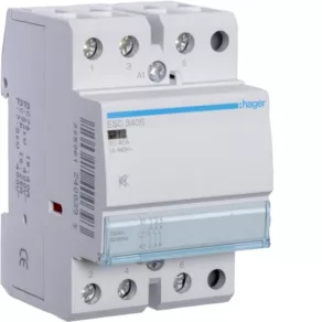   HAGER ESC340S Contactor silențios, 3Z, 40 A, 230 V c.a., modular