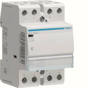   HAGER ESC463 Comutator magnetic, 4Z, 63 A, 230 V c.a., modular