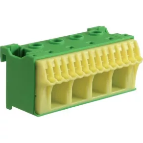   Conector PE, QuickConnect, tip Z, 18 conexiuni, verde-galben Hager, KN18E
