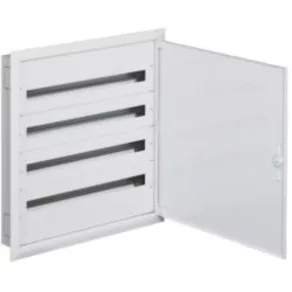   HAGER FW436FT Tablou electric universal, încastrat, cu cadru de protecție, IP30, 144M, N+PE, clasa de protecție I, 770x766x110 mm