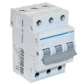 Mini-întrerupător 3C 16A 6kA  MC316A Hager
