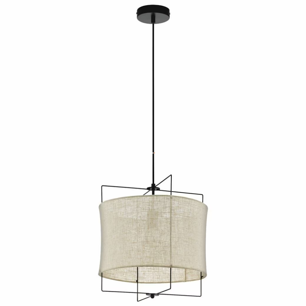 Lampa suspendată în culoare naturală - Zina Eglo 79644