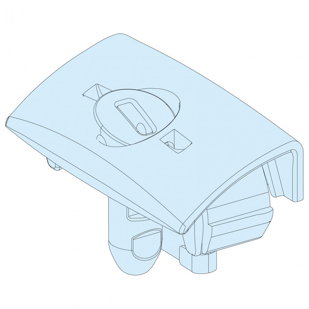 Schneider Prisma Plus 1/4 T panou frontal cu blocare (2by10) 01094