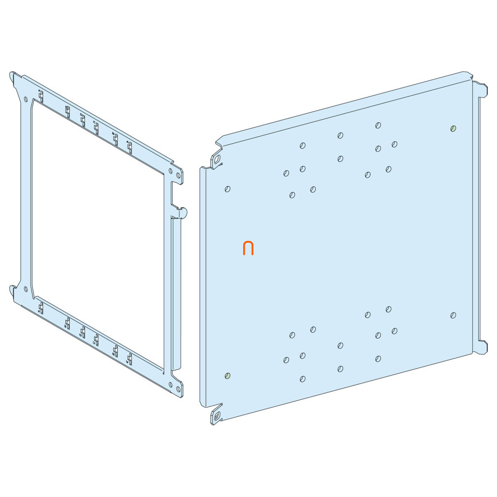 Prisma Plus Placă de montare NS-INS630-NS1600 400 mm 03487 Schneider