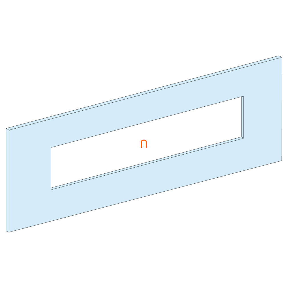 Prisma Plus Frontal 3-4 INS250, vertical 03620 Schneider