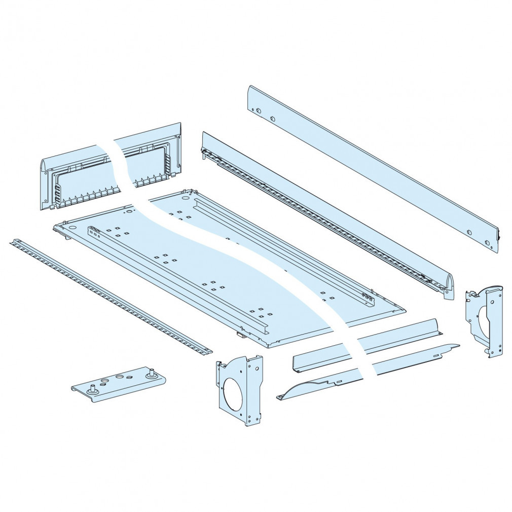 Schneider Prisma Plus conector de cablu vertical pentru dulap G W=300 mm 33 m 08274