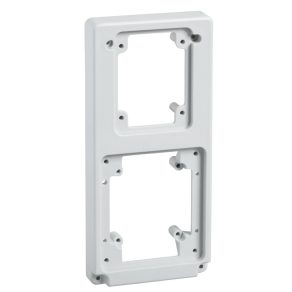   Carcasă Schneider Electric Mureva - 13142 - (Kaedra) Adaptor de deschidere, cu șurub, 2 deschideri, 65x85mm și 90x100mm