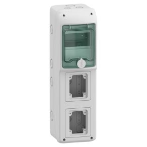   Carcasă Schneider Electric Mureva - 13178 - (Kaedra) Distribuitor mic, ușă transparentă, 1x5 module + 2 deschideri