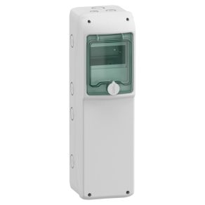   Carcasă Schneider Electric Mureva - 13189 - (Kaedra) Cutie de distribuție universală mică, ușă transparentă, 1x5 module