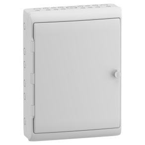   Carcasă Schneider Electric Mureva - 13198 - (Kaedra) Cutie de distribuție universală mică, ușă solidă, placă de montare