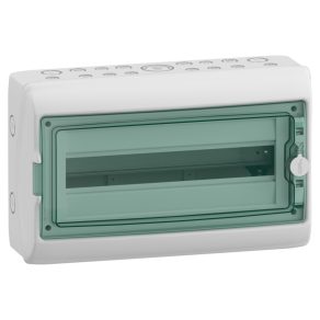   Carcasă Schneider Electric Mureva - 13432 - (Kaedra) Cutie de distribuție mică, ușă transparentă, 1x18 module