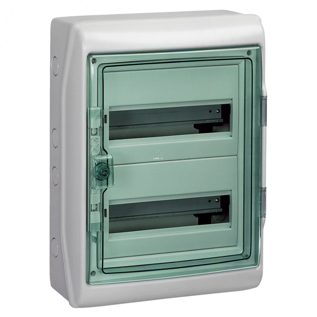 Schneider distribuitor mic pentru montare pe perete cu 2/24 uși transparente IP65 cu șină PE/N Kaedra 13433