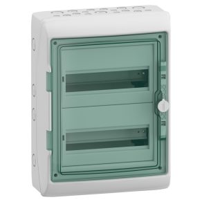   Carcasă Schneider Electric Mureva - 13433 - (Kaedra) Distribuitor mic, ușă transparentă, 2x12 module