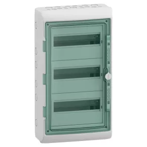   Schneider Electric Mureva Enclosure - 13435 - (Kaedra) Dulap de distribuție, ușă transparentă, 3x12 module