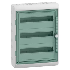   Schneider Electric Mureva Enclosure - 13436 - (Kaedra) Dulap de distribuție, ușă transparentă, 3x18 module
