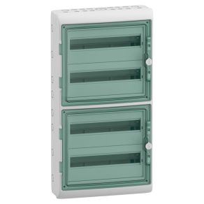   Carcasă Schneider Electric Mureva - 13437 - (Kaedra) Cutie de distribuție mică, ușă transparentă, 4x18 module