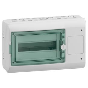   Carcasă Schneider Electric Mureva - 13438 - (Kaedra) Cu cutie de joncțiune pentru subdistribuție, ușă transparentă, 1x12 module + 1 slot