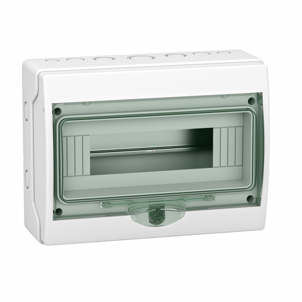 Schneider distribuitor mic pentru montare pe perete cu ușă transparentă 1/12 IP65 cu șină PE/N Kaedra 13444