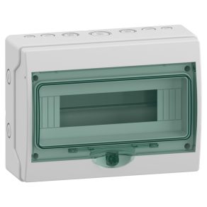  Carcasă Schneider Electric Mureva - 13444 - (Kaedra) Cutie de distribuție mini, ușă transparentă, 1x12 module