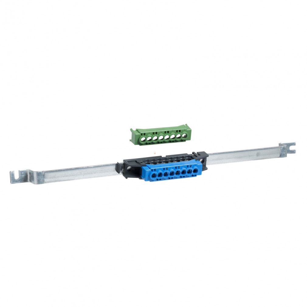 Set bloc de conectare Schneider Kaedra, 8 orificii, suport spate cu 12 module 13448