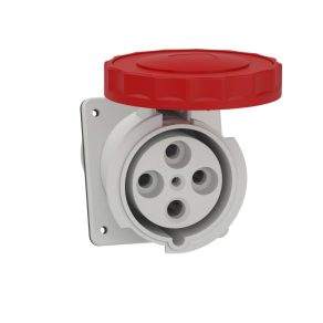   Schneider Electric Kaedra Box - 81294 - Mureva PK (Pratika) Priză înclinată montată pe perete, 3P+F, 6h, 125A, 415V, IP67, montată cu șuruburi