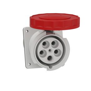   Schneider Electric Kaedra Box - 81295 - Mureva PK (Pratika) Priză înclinată montată pe perete, 3P+N+F, 6h, 125A, 415V, IP67, montată cu șuruburi