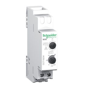   Schneider Electric MIN - CCT15234 - Releu temporizat pentru scări Acti9, 0,5-20 minute, cu funcție de releu cu impulsuri