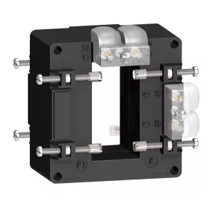   Schneider Electric Transformator de curent TI - METSECT5DA080 - Transformator de curent TI 800/5A (32x65) rezistent la condiții climatice, pentru bară colectoare, cu ieșire secundară dublă (DA)