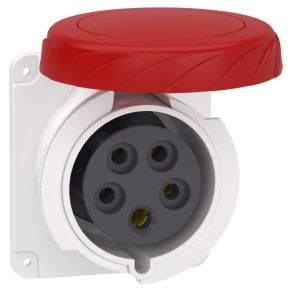   Schneider Electric Kaedra Box - PKY32G735 - Mureva PK (Pratika) Priză dreaptă montabilă pe panou, 3P+N+F, 6h, 32A, 415V, IP67, conectare rapidă