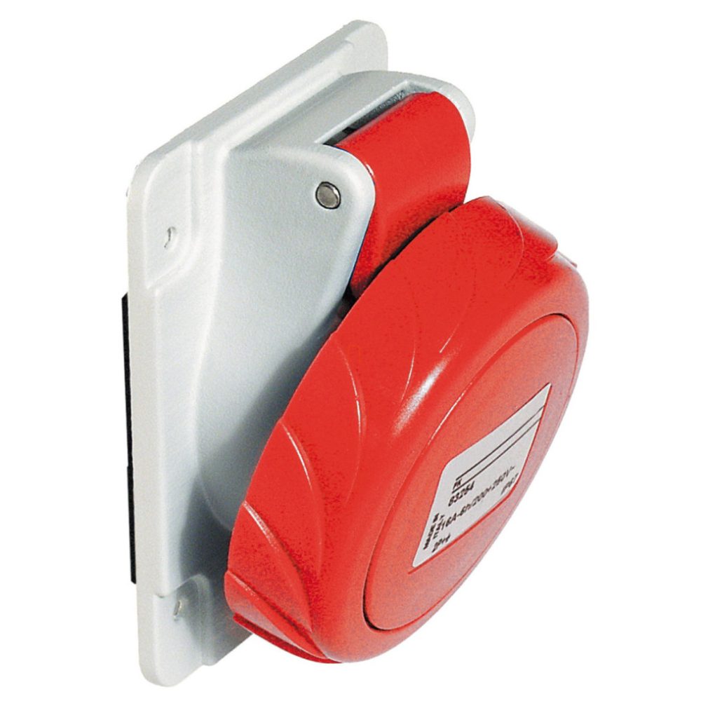 PKF32F734 Pratika soclu încastrabil înclinat 32A, 3P+E, 415V Schneider