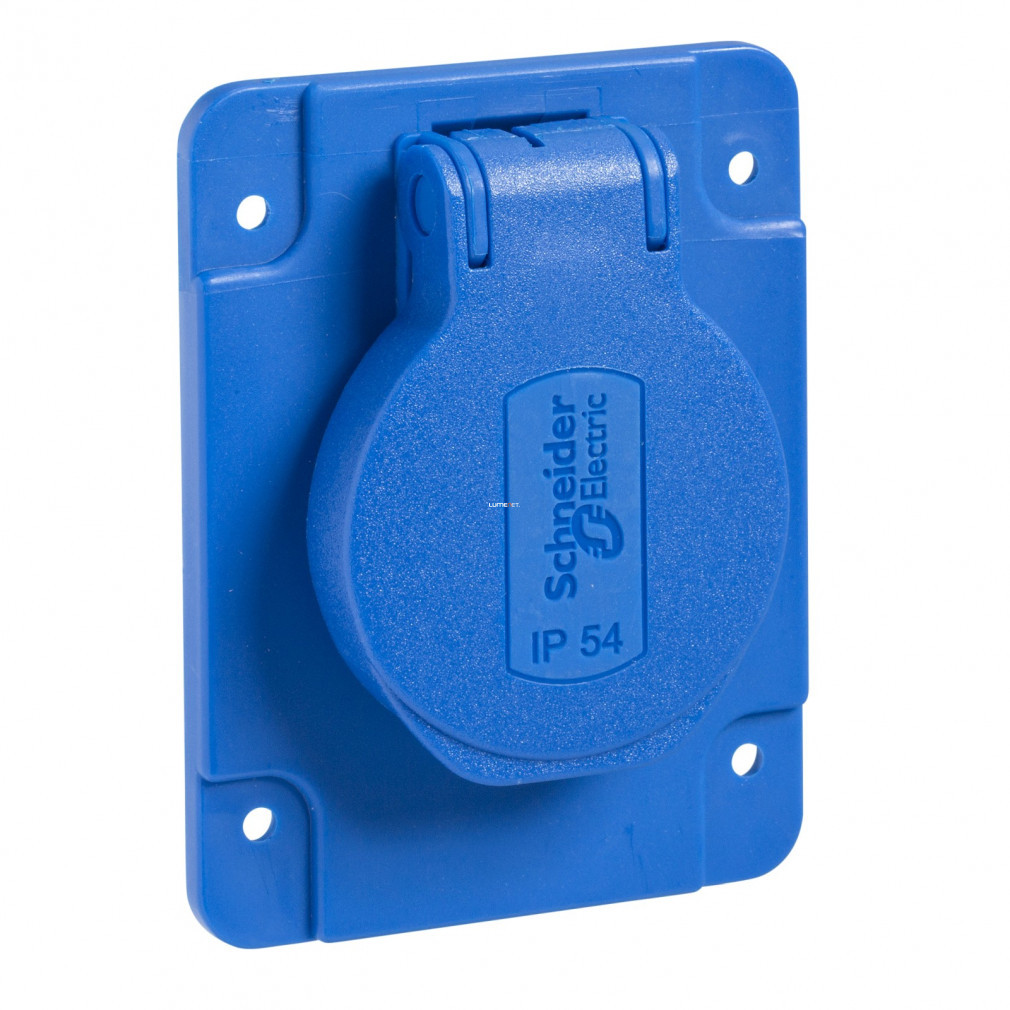 Priză Schneider Schuko 65*85, 16A, albastră, IP54, PKS61B PK